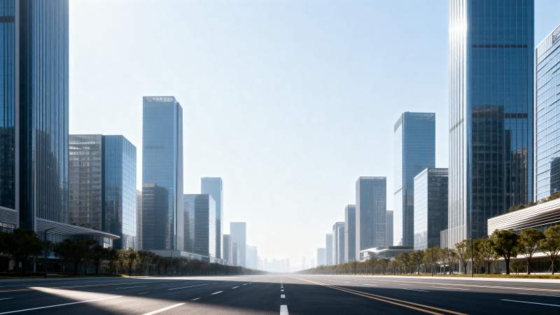 城市天际线图片