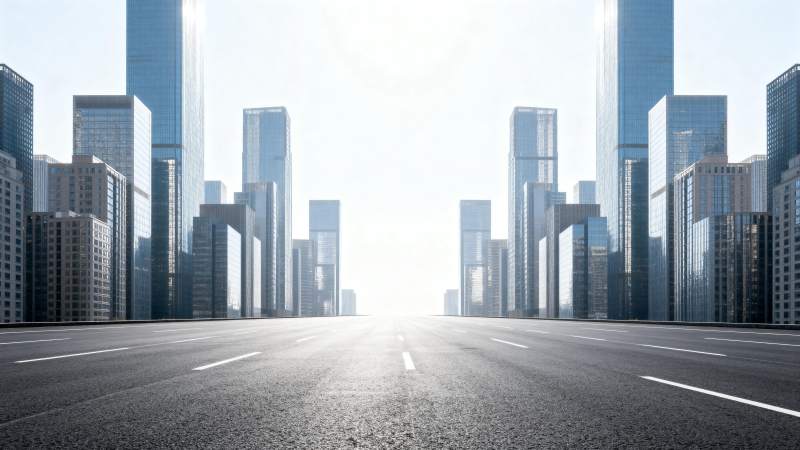 城市天际线图片