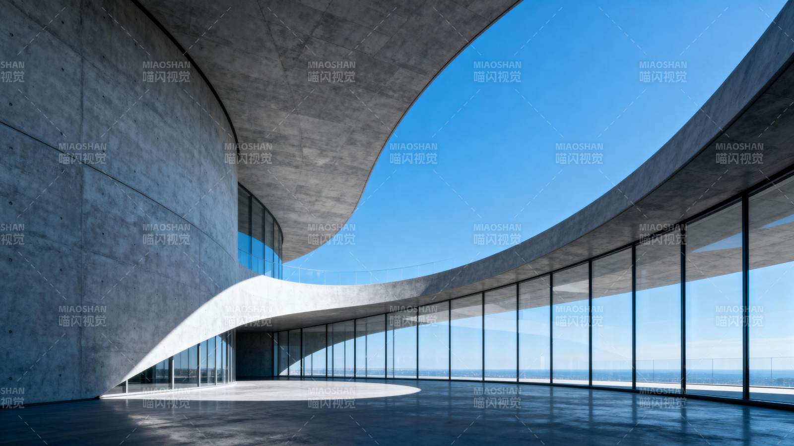 现代建筑曲线之美图片