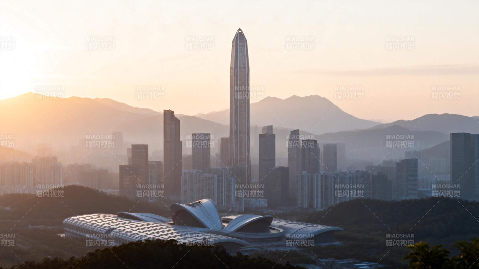 深圳城市天际线图片