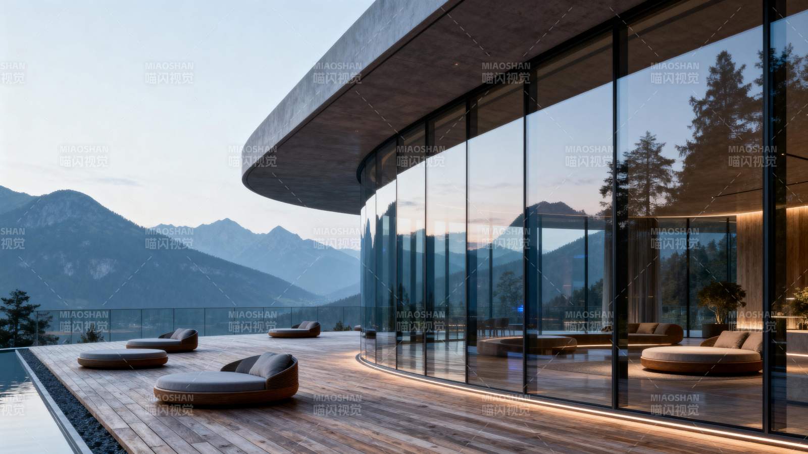 山景玻璃豪宅图片