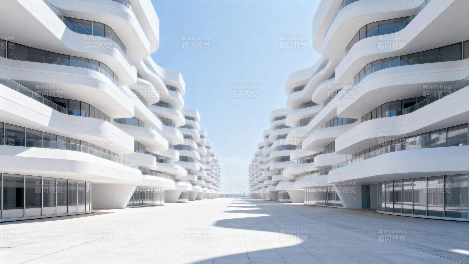 未来建筑群图片