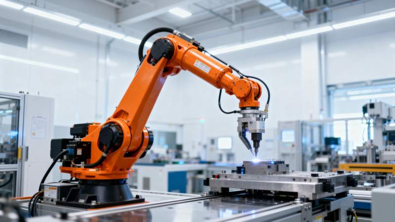 智能机械臂作业图片