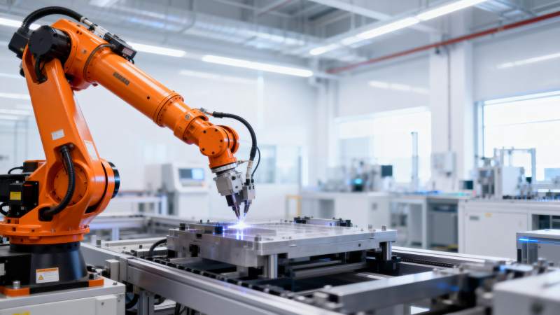 工业机器人焊接作业图片