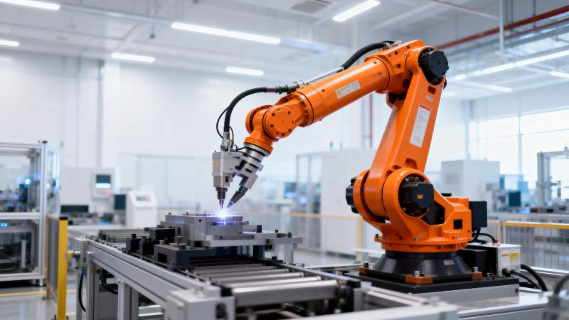 智能机械臂作业图片