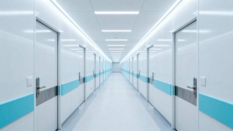 医院走廊 洁净明亮图片