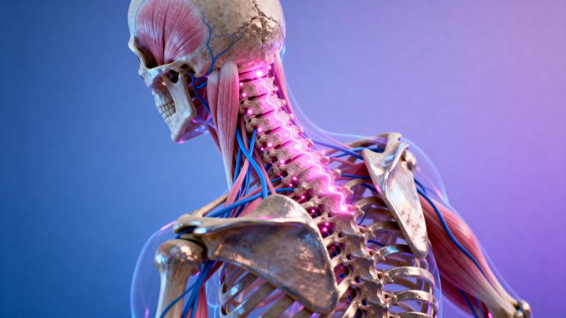 脊椎神经解剖图图片