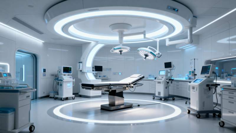 现代手术室全景图片