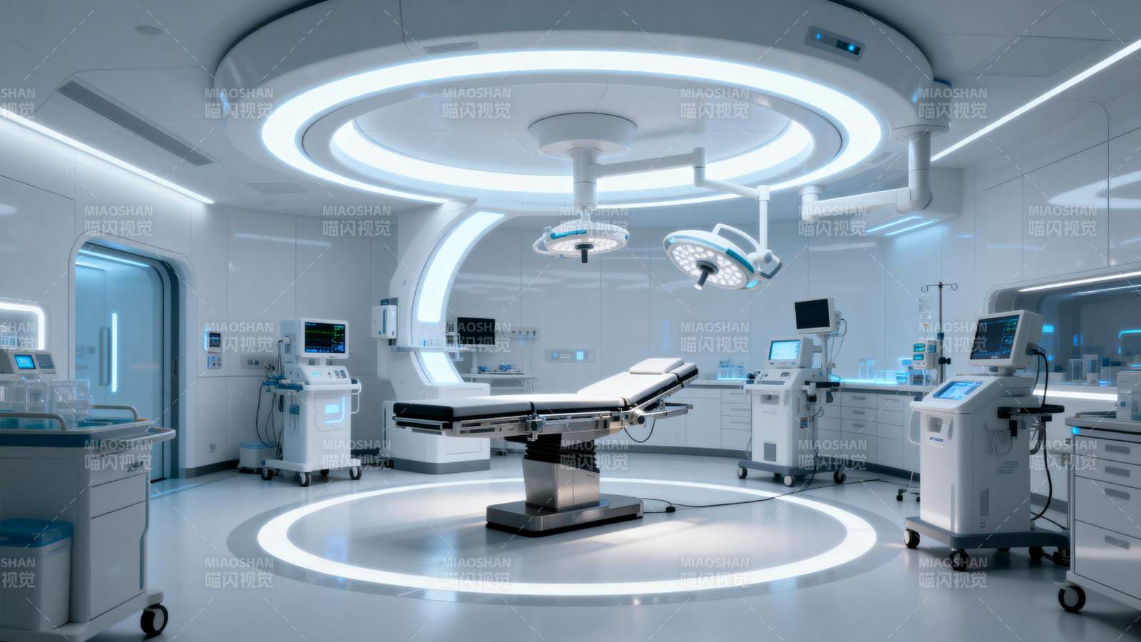 现代手术室全景图片