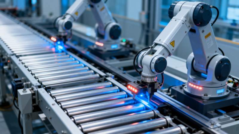 智能机器人生产线图片