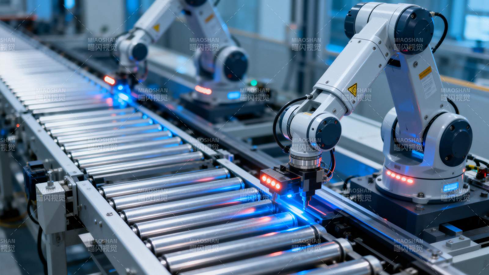 智能机器人生产线图片