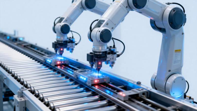 智能机械臂作业图片