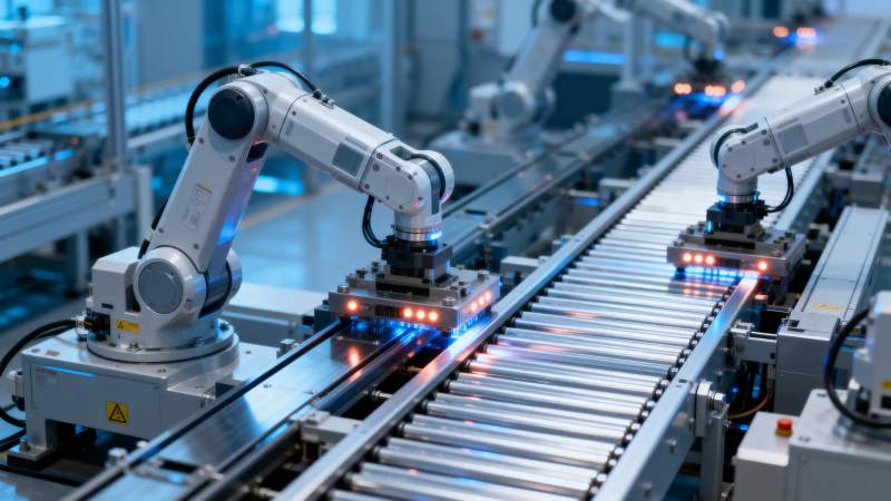 智能工厂自动化生产线图片