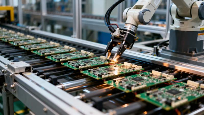 自动化电路板焊接图片