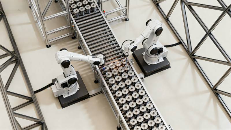 自动化生产线作业图片