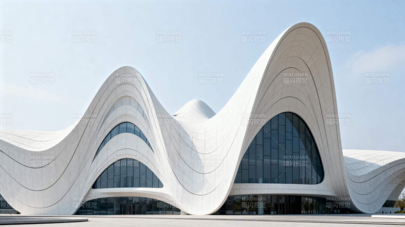 流线型建筑艺术图片