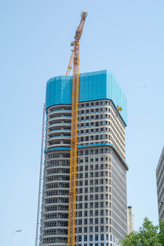 高楼建设中图片