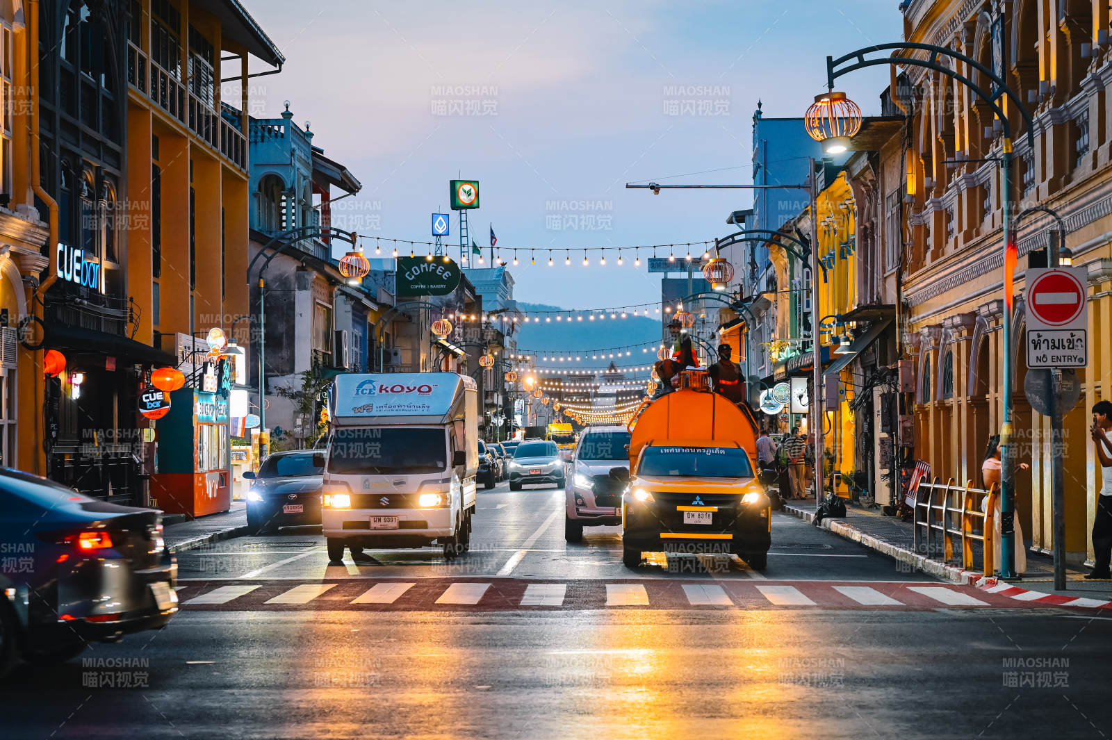 普吉夜景街景图片