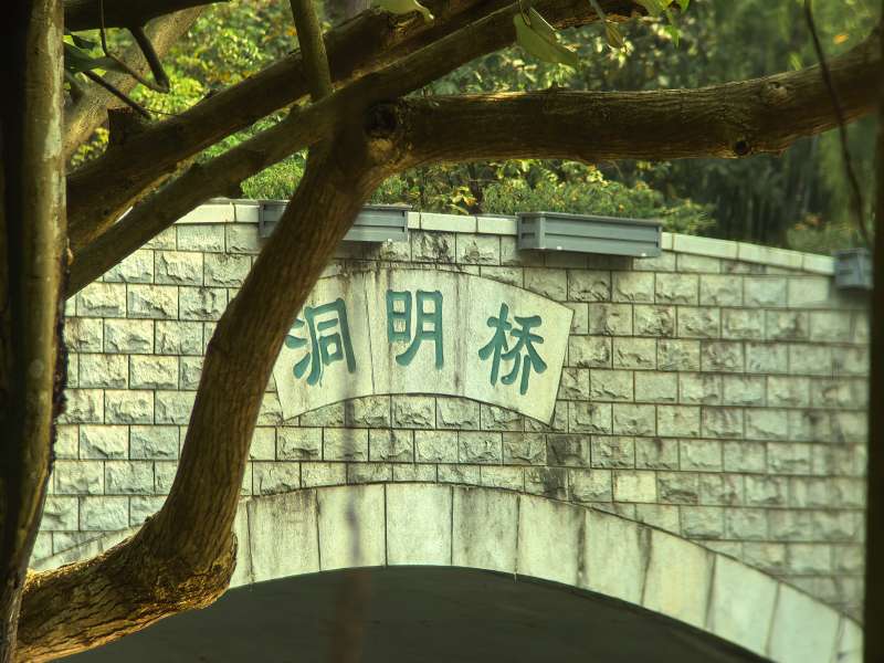 洞明桥景致图片