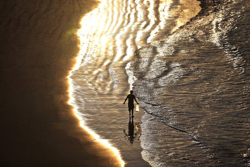 广东江门台山上川岛金色海岸图片