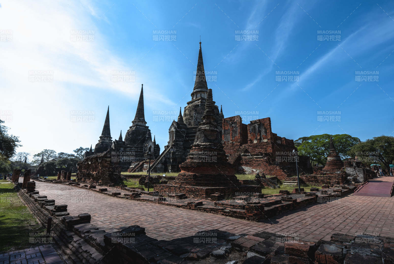 古寺遗址风光图片