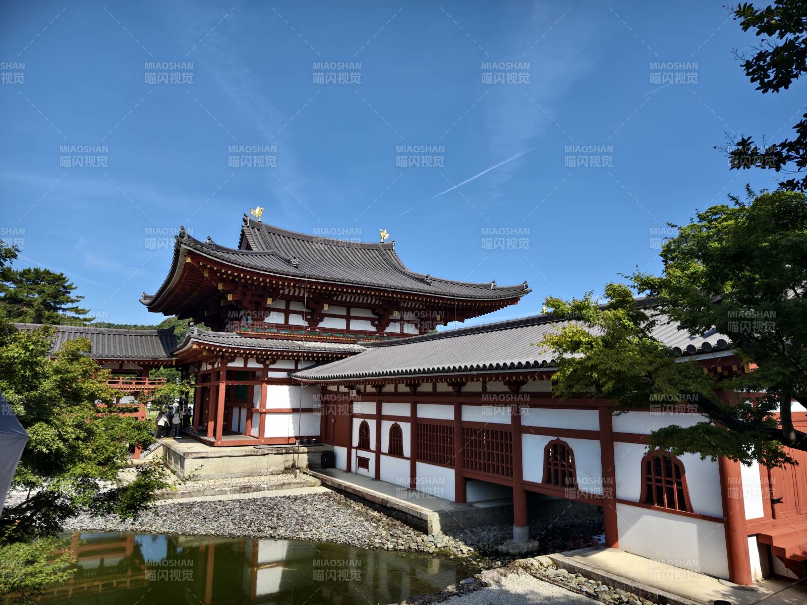 古寺静谧水映天 宇治凤凰堂图片