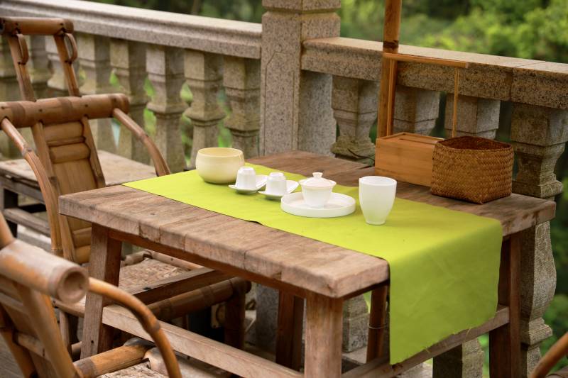 庭院茶歇时光图片