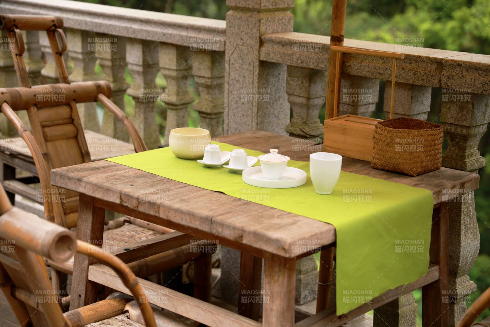 庭院茶歇时光图片