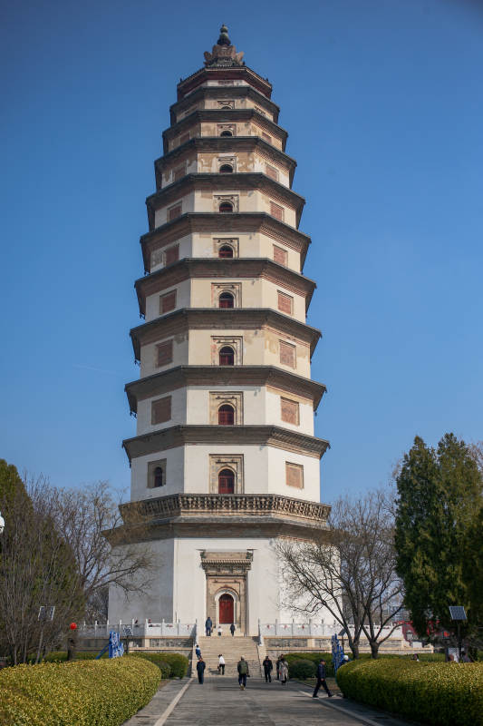 定州开元塔古塔巍然耸立图片