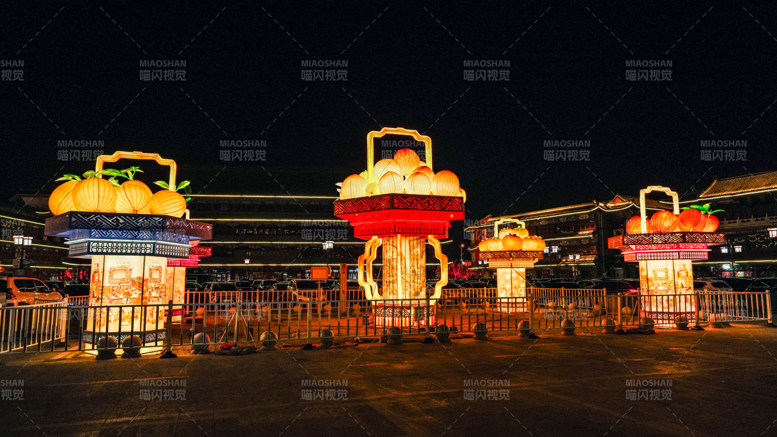 夜市南瓜灯展图片