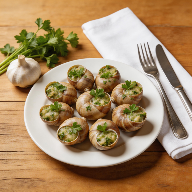 法式香草蜗牛图片