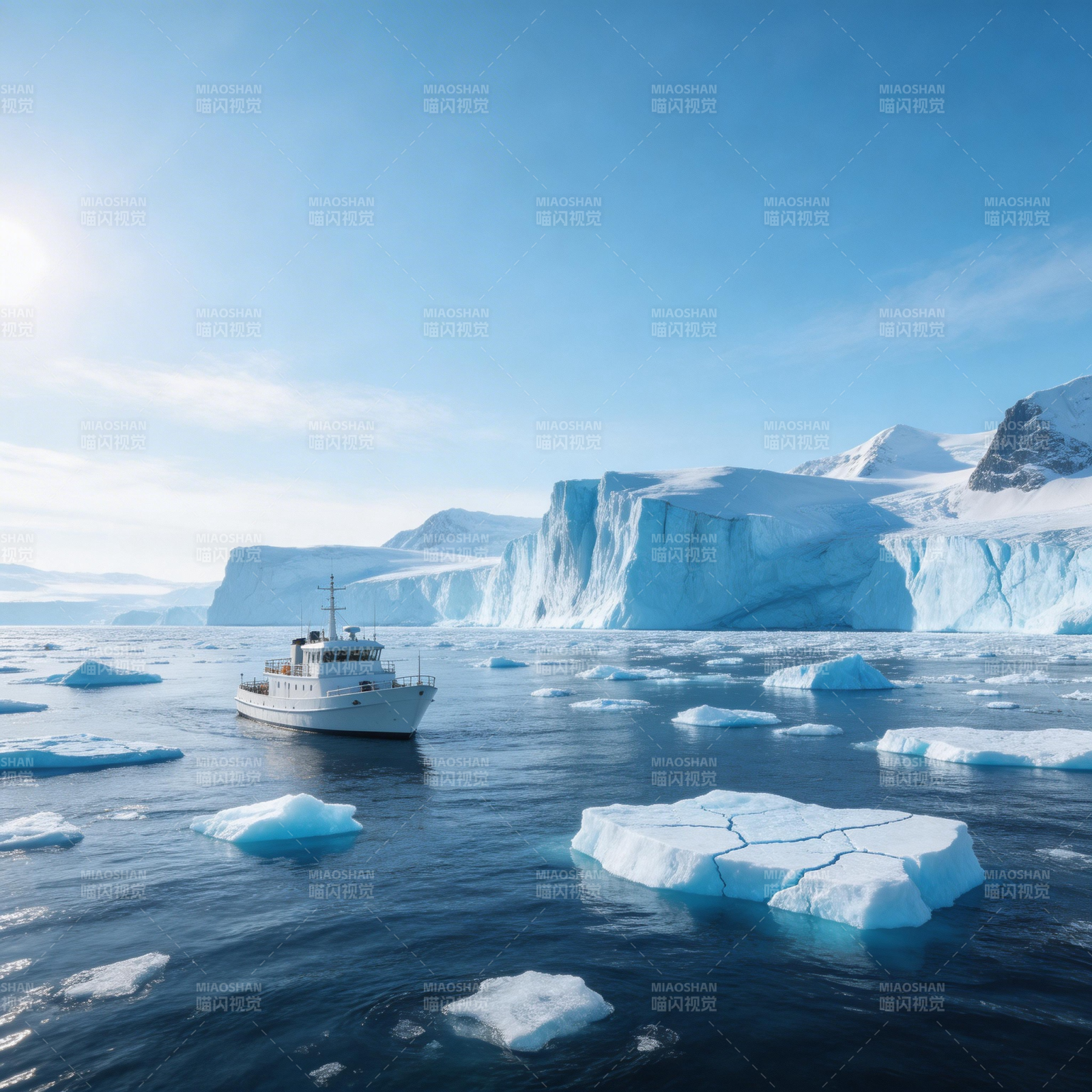极地冰川探险图片