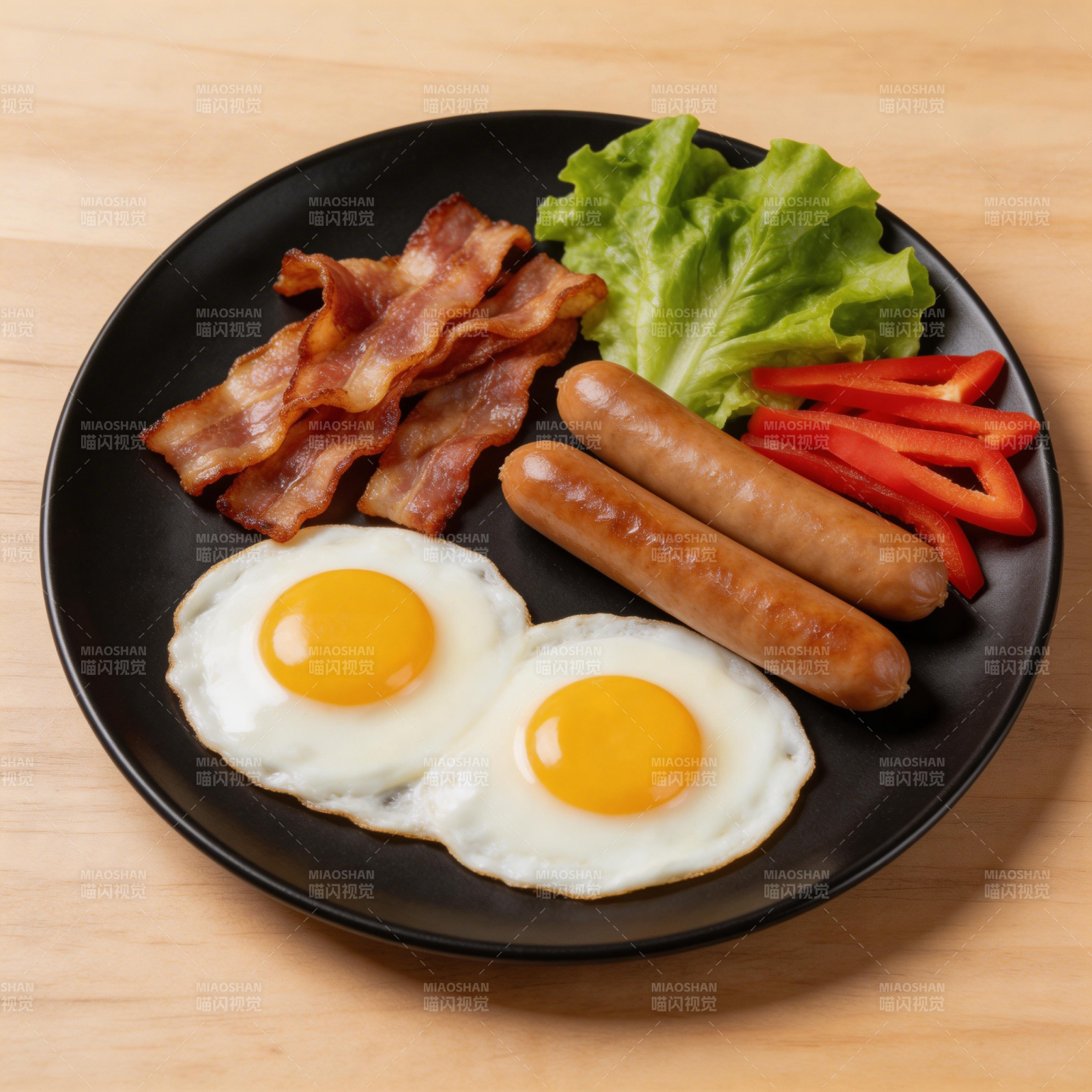 美味早餐拼盘图片