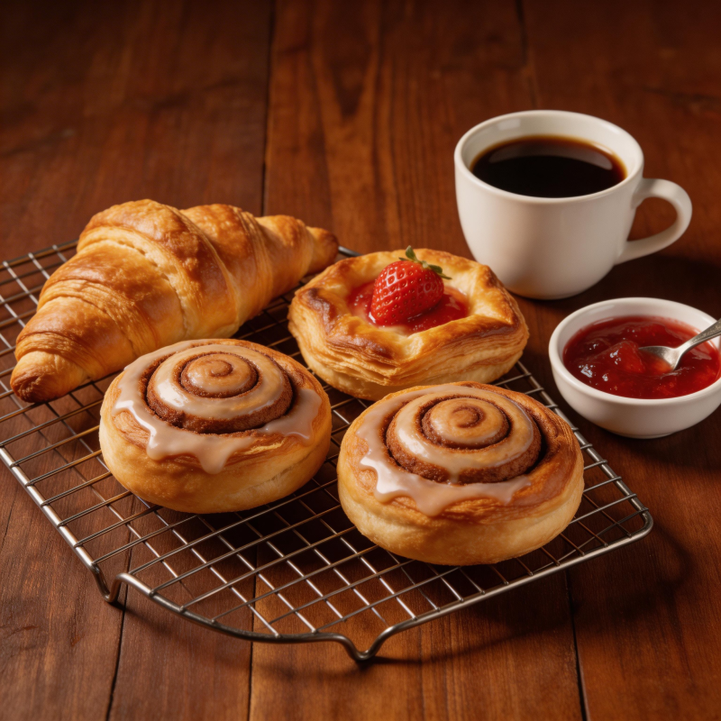 美味早餐组合图片