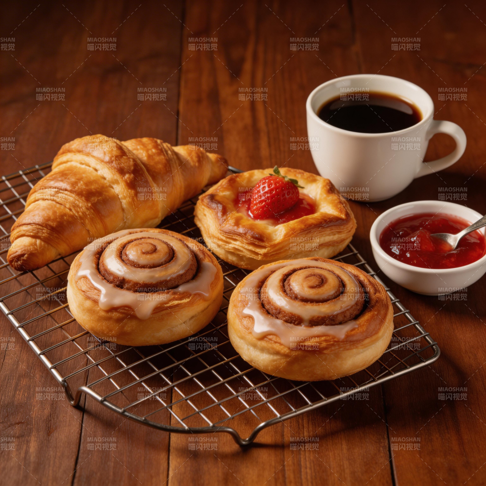 美味早餐组合图片