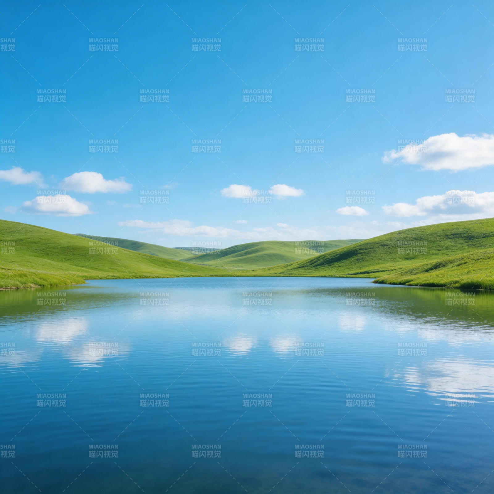碧水映青山图片