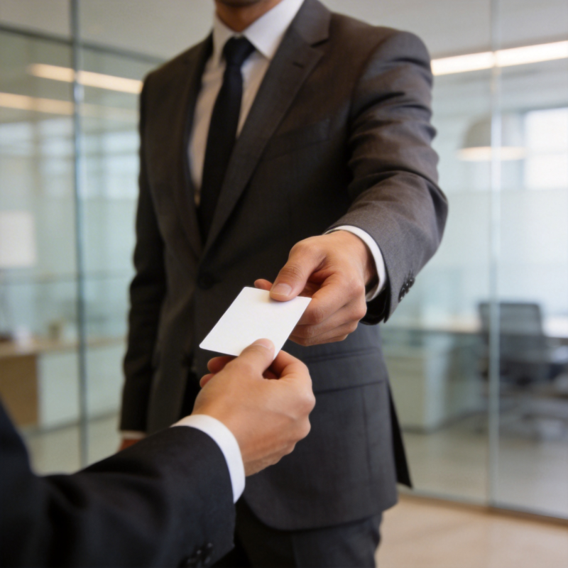 商务交名片图片