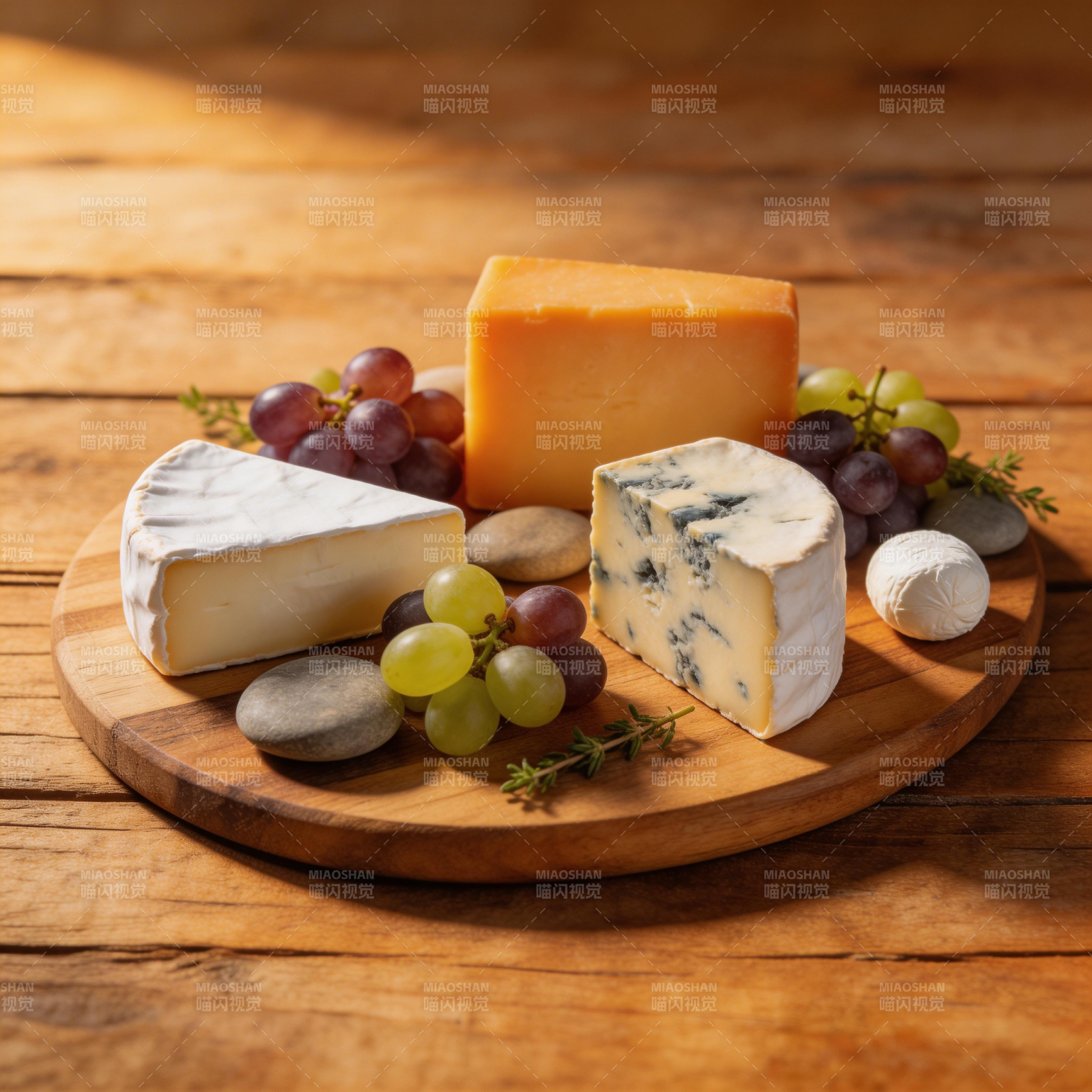 奶酪葡萄拼盘图片
