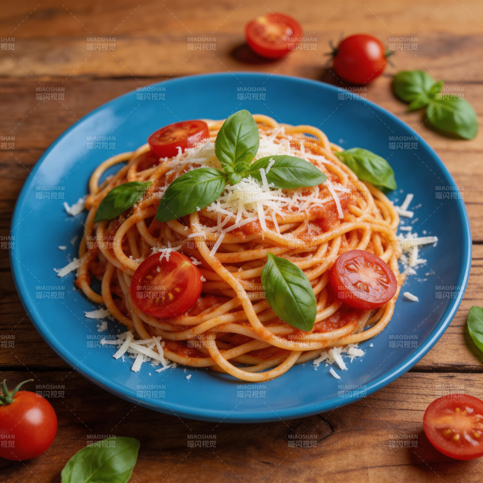 意式番茄面图片