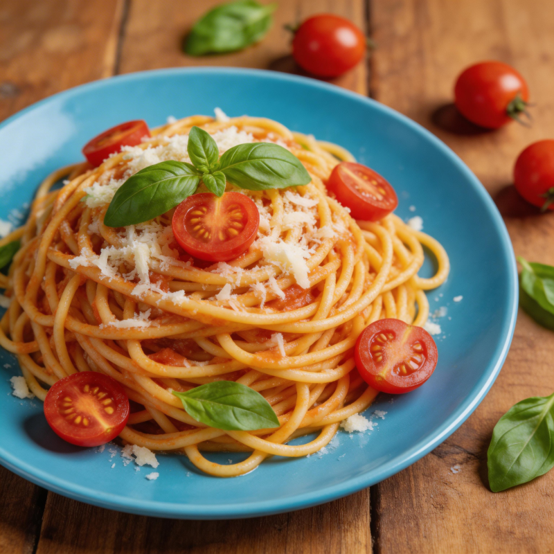 意式番茄面图片