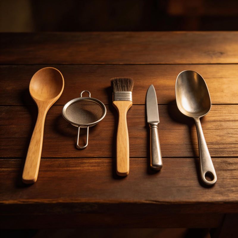 厨房工具静物图片