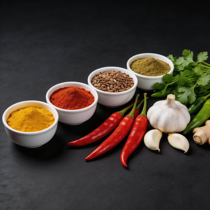 香料食材组合图片