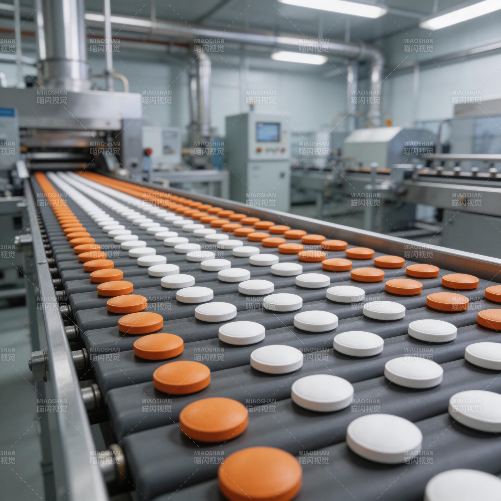 药片生产线图片