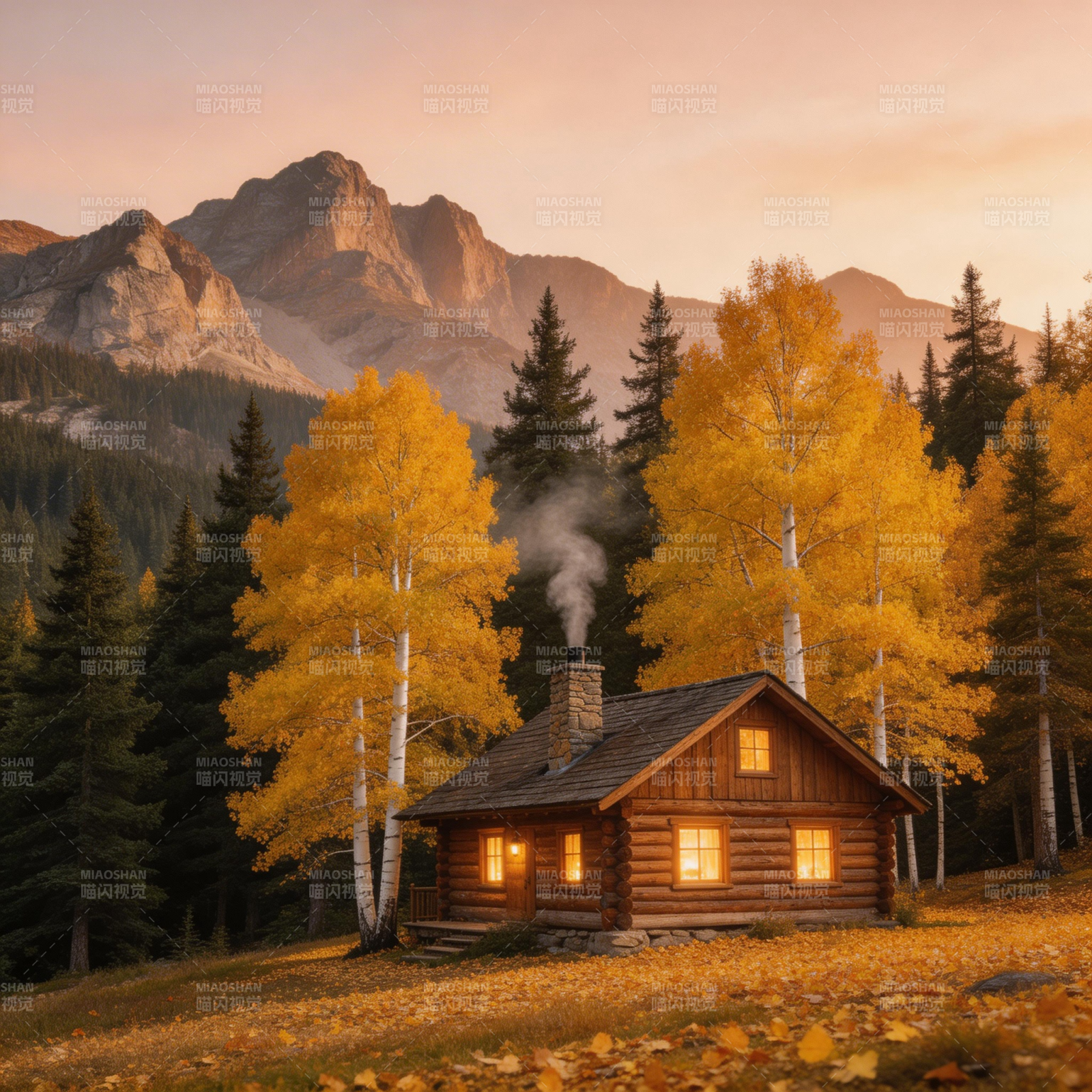 秋山木屋图片