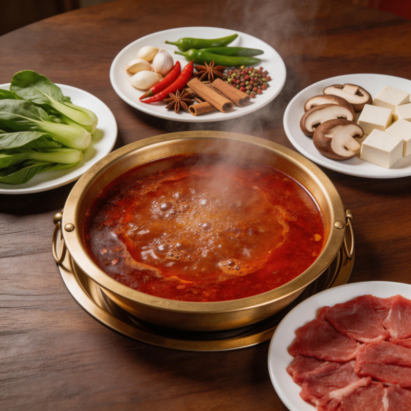 麻辣火锅盛宴图片