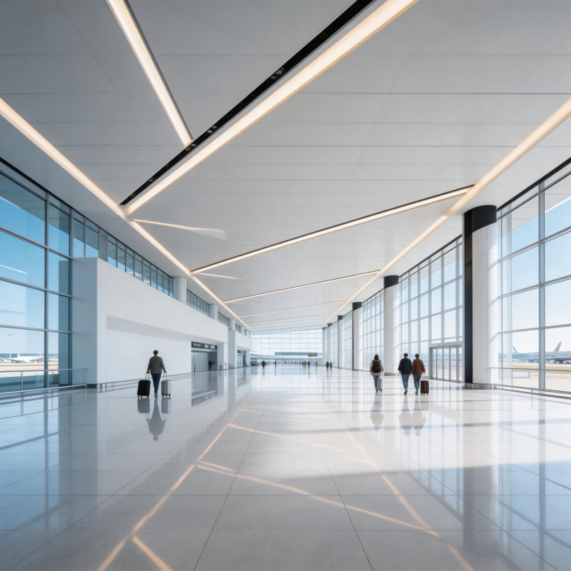 现代机场大厅图片