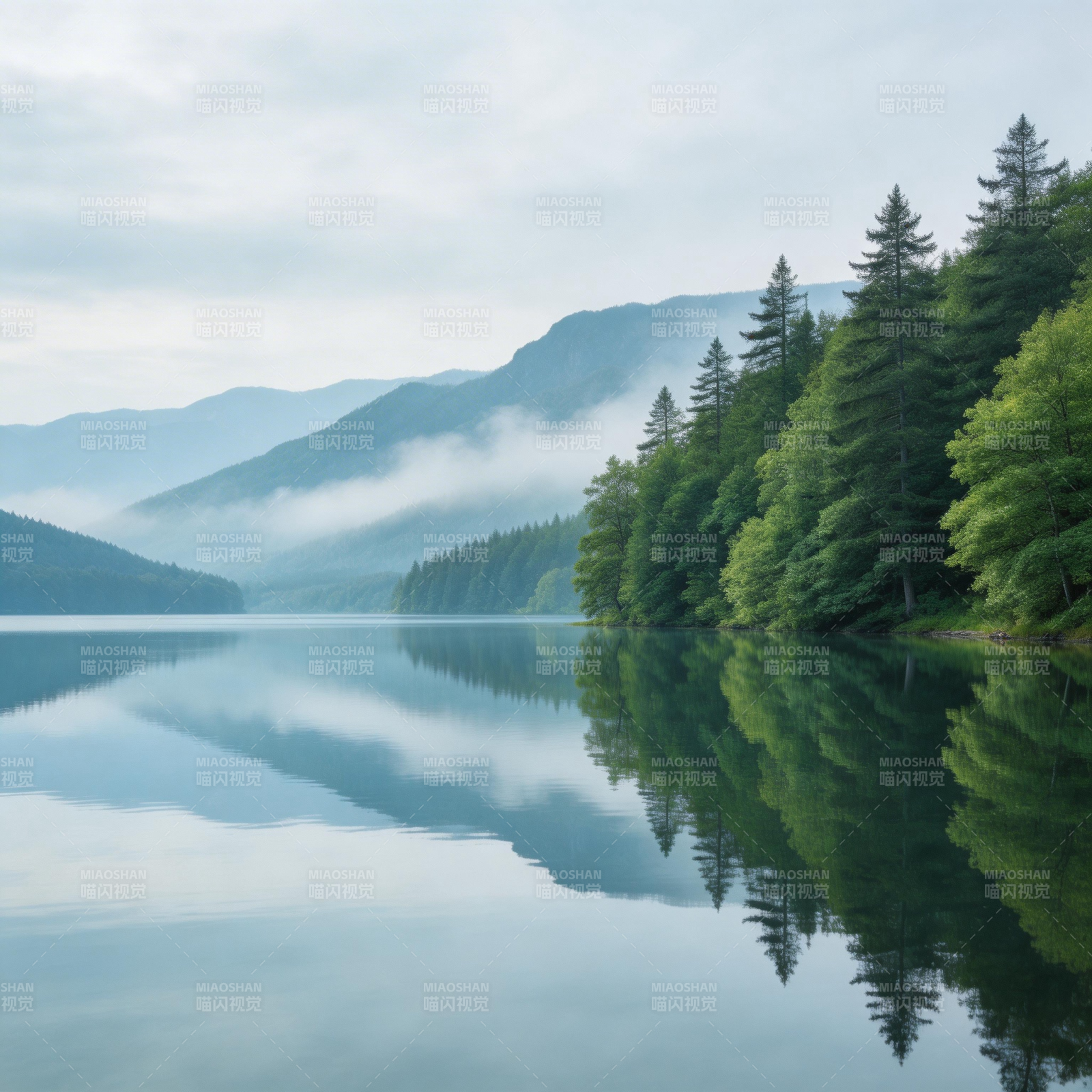 湖光山色 静谧如画图片
