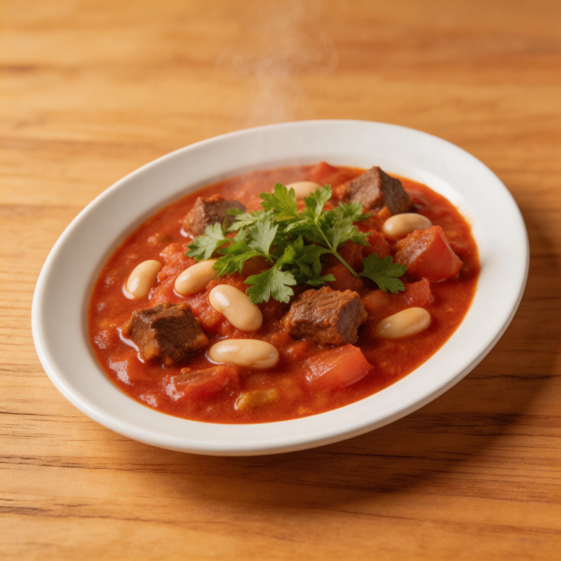 牛肉番茄炖豆汤图片