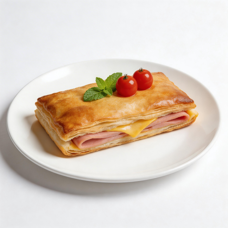 火腿芝士派图片