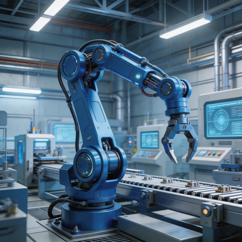 智能工厂机械臂图片